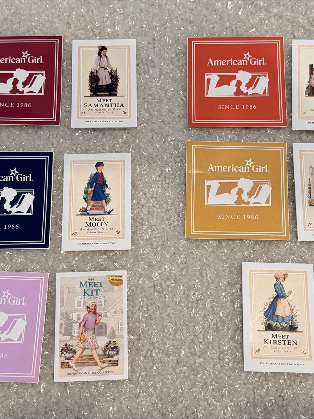 Lot of American Girl Stickers (bought in store)